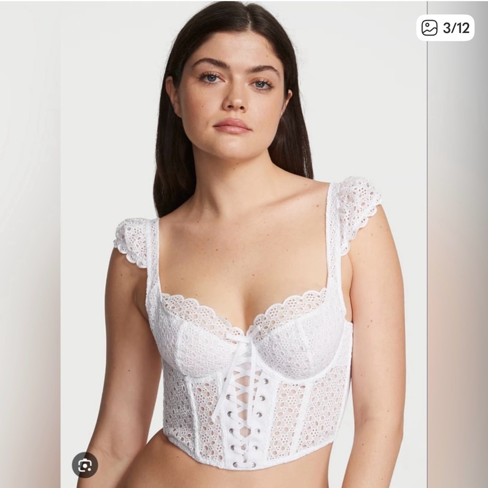 NWT Victoria Secret Eyelet Corset